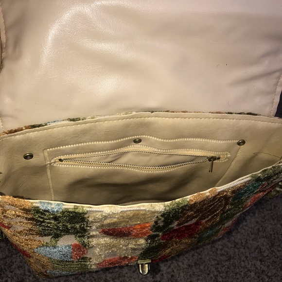 Tapestry Vintage One Strap Boho Bag Purse - Picture 6 of 6